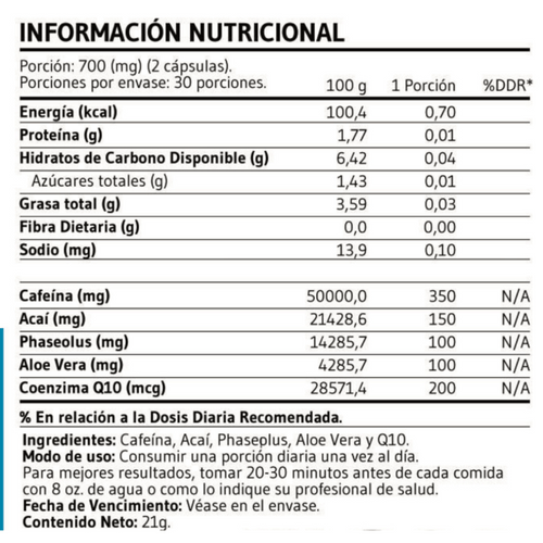 DETOX REBOOST 60 CAPS